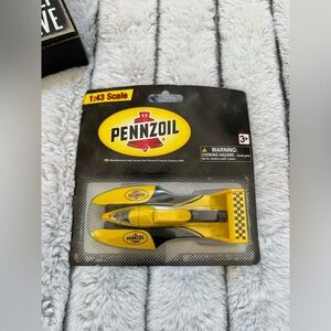 Pennzoil Yellow and Black Toy Car